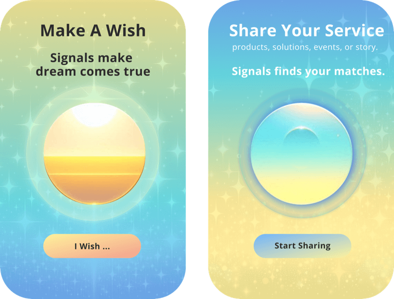 Upload a wish or products, service, events